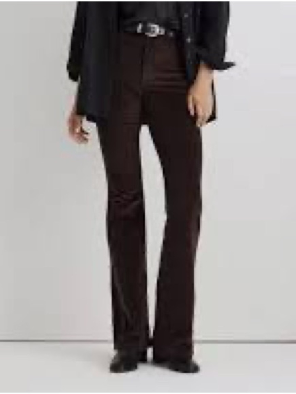 Madewell  The Perfect Vintage Flare Pant in Brown Corduroy